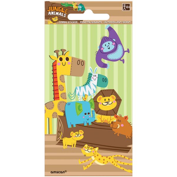 Jungle Animal Jumbo Sticker Hot on Sale