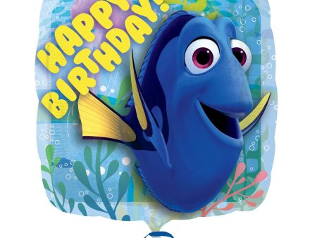 Finding Dory Happy Birthday Square Balloon 18in Fashion