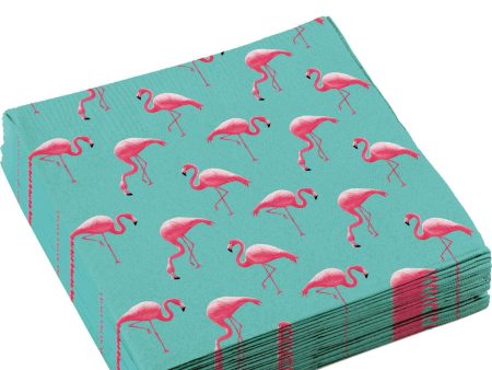 Flamingo Paradise Lunch Tissues 20pcs For Sale