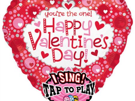 You Are The One Valentine Singing Balloon Online Sale