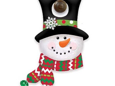 Snowman Door Knob Plush Hanger on Sale