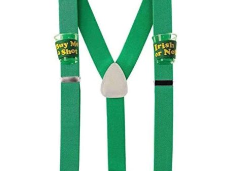 St. Patrick s Day Shot Glass Suspenders Online