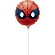 Spider-Man Emoji Foil Balloon 22cm Cheap