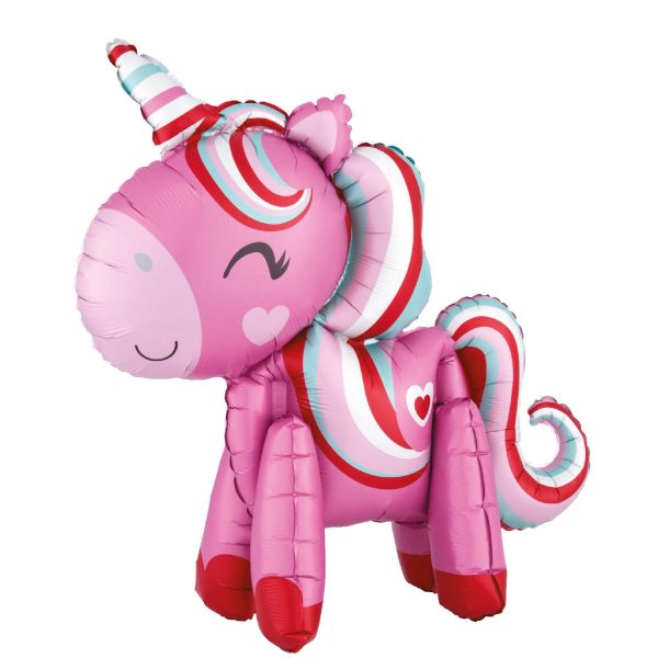 Standing Magical Love Unicorn Multi-Balloon 55x53cm For Sale