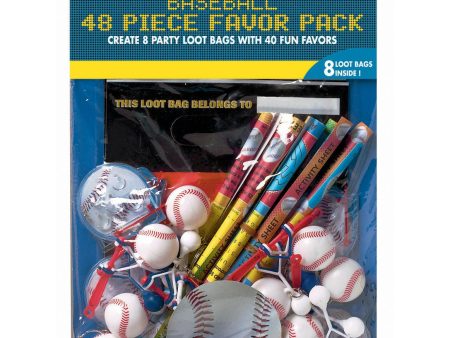 Sports Championship Baseball Value Pack Favors 48pcs Sale