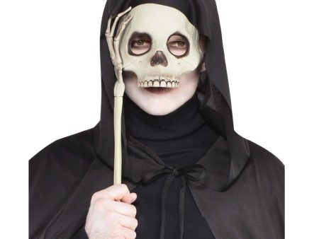 Adult Scary Skeleton Stick Mask For Cheap