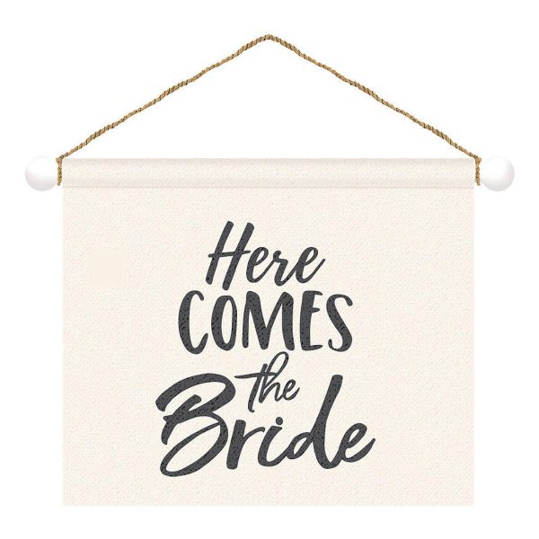 Wedding Ceremony Large Sign Canvas Discount