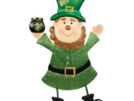 St. Patrick s Day Leprechaun Metallic Hanging Decoration For Discount