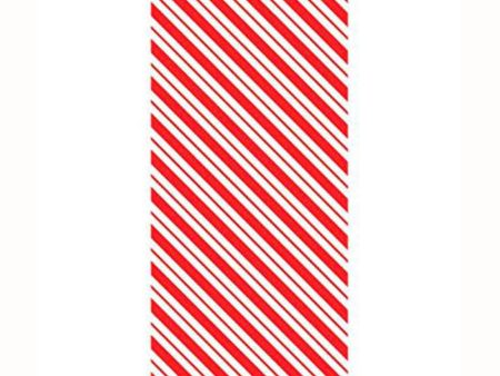 Candycane Paper Treat Sack Cheap