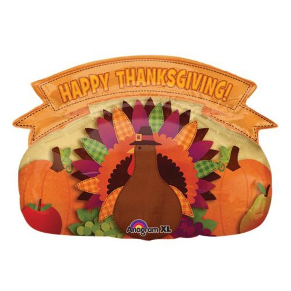 Thanksgiving Banner Supershape Balloon For Sale