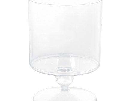 Clear Medium Plastic Cylinder Jar Supply