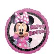 Minnie Mouse Forever Birthday Foil Balloon 45cm For Discount