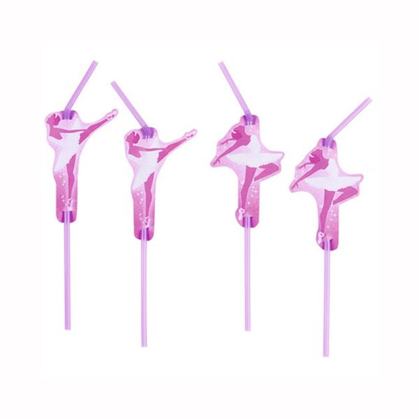 Ballet Drinking Straws 8pcs For Sale