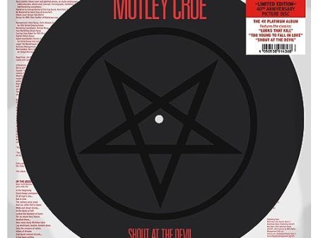 MOTLEY CRUE - SHOUT AT THE DEVIL (LIMITED EDITION PICTURE DISC) (VINYL) Sale