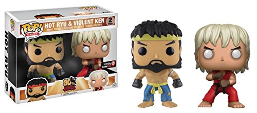 STREET FIGHTER 30TH: HOT RYU & VIOLENT KEN (2-PACK) - FUNKO POP!-EXCLUSIVE For Sale