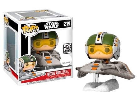 STAR WARS: WEDGE ANTILLES WITH SNOW SPEEDER #219 - FUNKO POP!-EXCLUSIVE Online Hot Sale