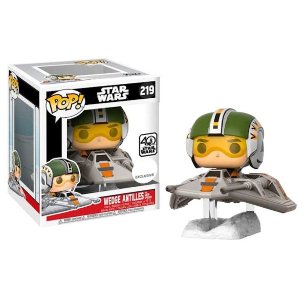 STAR WARS: WEDGE ANTILLES WITH SNOW SPEEDER #219 - FUNKO POP!-EXCLUSIVE Online Hot Sale