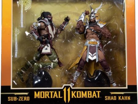 MORTAL KOMBAT 11: SUB-ZERO SHAO KAHN - MCFARLANE-2 PACK Online Hot Sale