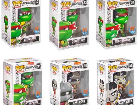 TEENAGE MUTANT NINJA TURTLES: 31-36 - FUNKO POP!-EXCLUSIVE For Cheap