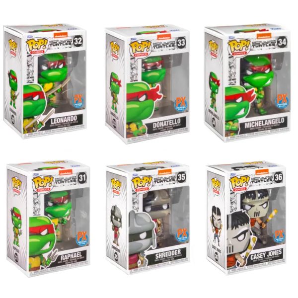 TEENAGE MUTANT NINJA TURTLES: 31-36 - FUNKO POP!-EXCLUSIVE For Cheap