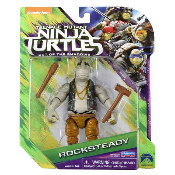 TMNT: OUT OF THE SHADOWS: BEBOP ROCKSTEADY - SPIN MASTER-SET OF 2 Online now