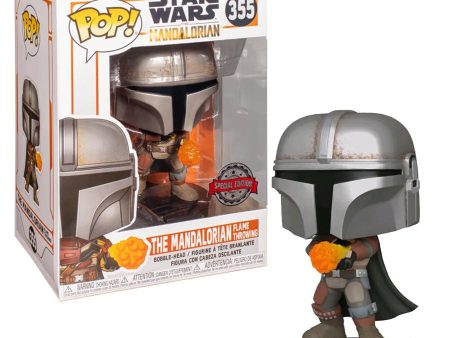 STAR WARS: MANDALORIAN FLAME THROWING #355 - FUNKO POP!-SPECIAL ED. Online Hot Sale