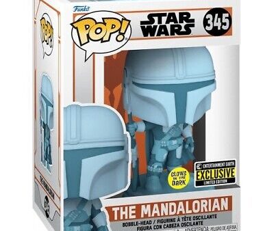 STAR WARS: MANDALORIAN #345 (HOLOGRAPHIC) - FUNKO POP!-GITD-EXCLUSIVE Supply