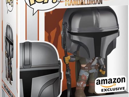 STAR WARS: MANDALORIAN #345 (CHROME ARMOR) - FUNKO POP!-EXCLUSIVE Fashion