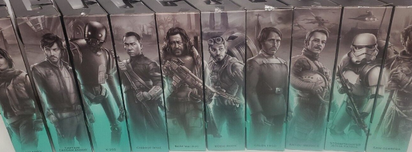 STAR WARS: ROGUE ONE (SET OF 10) - BLACK SERIES-#1-10 RO Sale