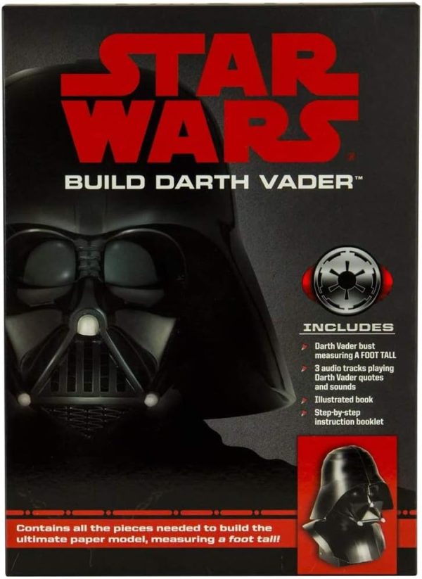 STAR WARS: BUILD DARTH VADER (1  TALL) - DELUXE PAPERMODEL KIT-2015 For Sale