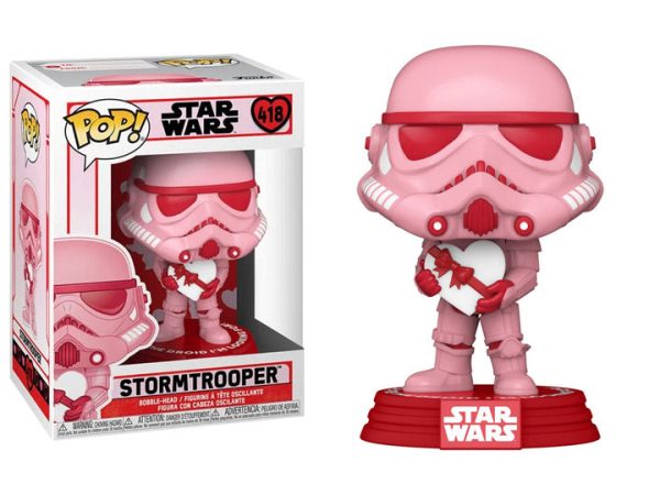 STAR WARS: STORMTROOPER #418 (PINK) - FUNKO POP!-VALENTINES Online now